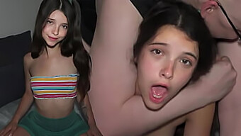 Small Statured Teen Enjoys Rough Sex With A Spanish Guy