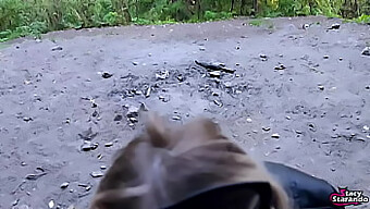 Pov-Video Aistillisesta Ulkosuihinotosta, Jossa Nieleminen Päättyy