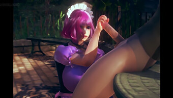 Kokoro Sensual Punheta E Gozada Dentro Em Jogo 3d