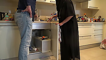 A Steamy Encounter Between A British Plumber And An Arab Milf In Her Uk Kitchen