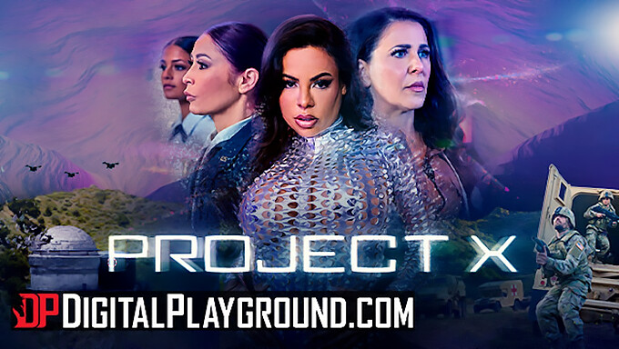 Descubra o mais recente projeto do Digital Playground, X, com Cherie Deville e Alex Jones em um encontro em grupo quente