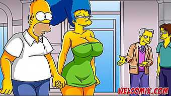 Simpsons Erotica Featuring A Sexy Milf With Big Boobs And Big Ass