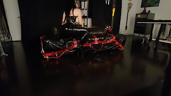 Femdom Machine Fucks And Bondage Play With Danish High Heels