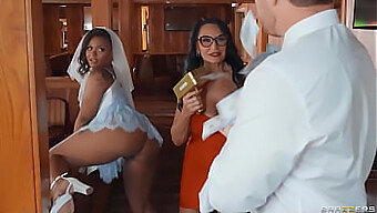 The Wedding Turns Wild As Rita Daniels, Caitlin Bell, And Avery Jane All Get Fucked By The Groom