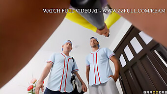 Two Baseball Teammates Pleasure A Horny Girlfriend And Her Friend With Their Skills