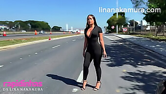 La Pornostar Giapponese Lina Nakamura Viene Scopata Da Un Camionista Sull'Autostrada