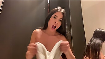 Squirting Teen Marianamx'S Steamy Solo Performance In A Store Dressing Room